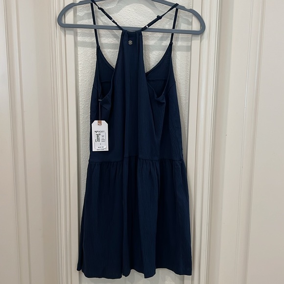 Roxy summer dress in navy size small - Picture 2 of 6